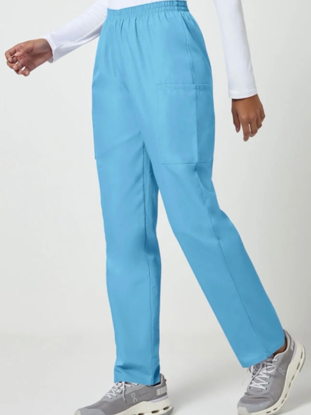 Women's Scrubs Elastic Waist Utility Scrub Pants